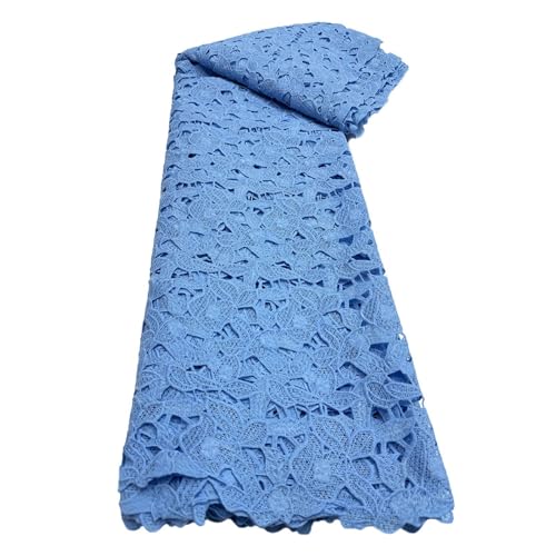 4,5 M Breite, Wasserlösliche Stickerei, Durchbrochene Spitze, Milchseidenstoff, Einfarbig, Kleidung, Kleiderzubehör(LY6738-10) von CCZRD