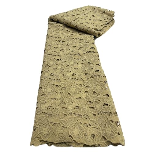 4,5 M Breite, Wasserlösliche Stickerei, Durchbrochene Spitze, Milchseidenstoff, Einfarbig, Kleidung, Kleiderzubehör(LY6738-9) von CCZRD