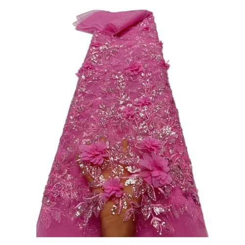 5 Yards Pailletten-Stickereistoffe, Stickereistoffe, Spitze, Hochzeitskleid, Performance-Kostümstoffe(9) von CCZRD