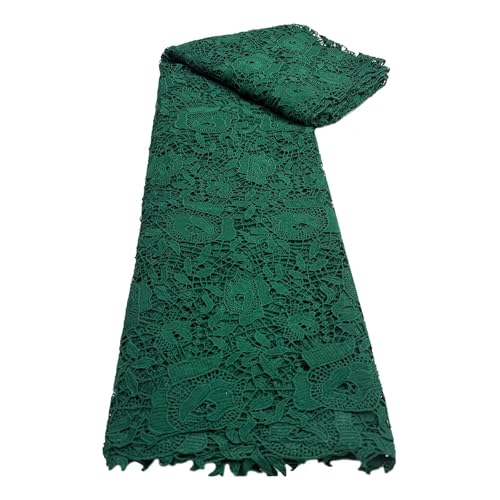 5 Yards Spitzenstoff, Wasserlöslicher Spitzenstoff, Stickereistoff, Kleid, Rock, Kleidungszubehör(9) von CCZRD