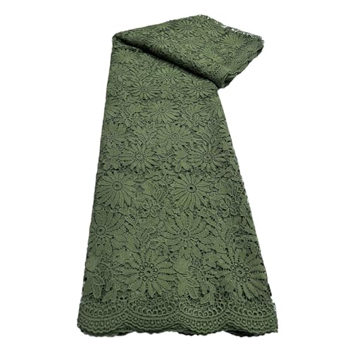 5 Yards Spitzenstoff Skelettspitze Stickstoff Wasserlöslicher Spitzenstoff Hochzeitsleistungskleidungsstoffe(8) von CCZRD