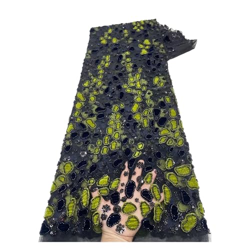 5 Yards Stickerei Spitze Mesh Stoff Cocktail Cheongsam Hochzeit Kleid Stoffe(2) von CCZRD