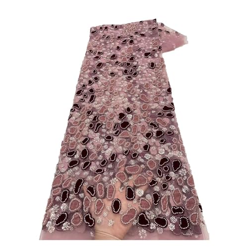5 Yards Stickerei Spitze Mesh Stoff Cocktail Cheongsam Hochzeit Kleid Stoffe(3) von CCZRD