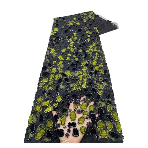 5 Yards Stickerei Spitze Mesh Stoff Cocktail Cheongsam Hochzeit Kleid Stoffe(7) von CCZRD