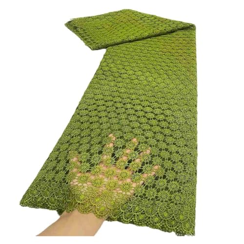 5 Yards Volltonfarbe Durchbrochene Wasserlösliche Stoffe Spitzenstoff Bekleidungsstoffe(2) von CCZRD