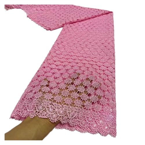 5 Yards Volltonfarbe Durchbrochene Wasserlösliche Stoffe Spitzenstoff Bekleidungsstoffe(7) von CCZRD
