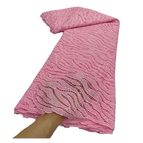 5 Yards Wasserlösliche Spitze, Ganz Durchbrochene Chiffon-Unterlage, Abendkleid, Schleppkleid, Gefärbte Spitzenstoffe(1) von CCZRD