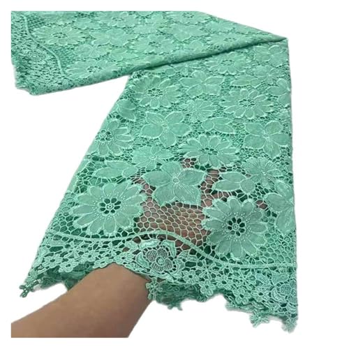 5 Yards Wasserlösliche Spitze Vintage Durchbrochene Mesh Stickerei Stoff Kleid Stoffe(5) von CCZRD