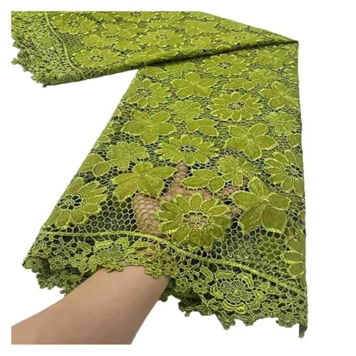5 Yards Wasserlösliche Spitze Vintage Durchbrochene Mesh Stickerei Stoff Kleid Stoffe(9) von CCZRD