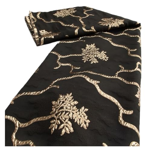Afrikanischer Brokat-Spitzenstoff, Nigerianischer Jacquard-Spitzenstoff, Afrikanischer Spitzenstoff For Frauen, Partykleid, For Nähen, 2,5 Yards(TY35796-01) von CCZRD