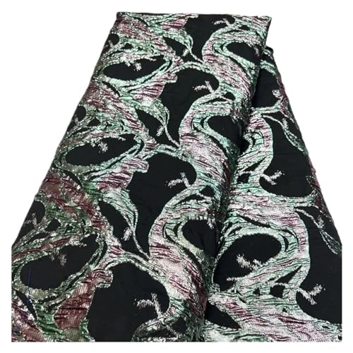 Afrikanischer Nigerianischer Tüll-Spitzenstoff, Organza, Guipure-Partykleid, Brokat, Jacquard, Französische Spitze For Hochzeit, 5 Yard(LY2680-6) von CCZRD