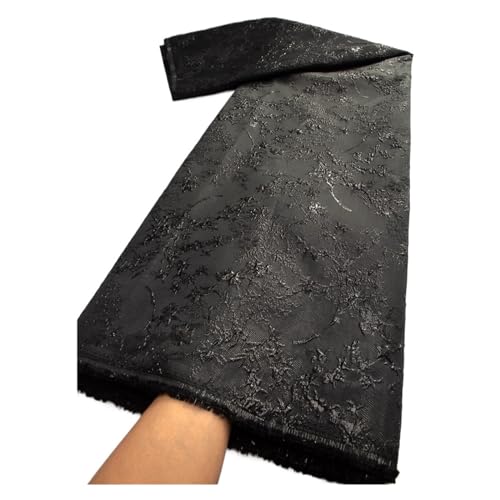 Nigerianischer Jacquard-Spitzenstoff, Afrikanischer Brokat-Spitzenstoff For Nähen Von Frauen, Hochzeits-Party-Kleidern, 2,5 Yards(TY34647) von CCZRD