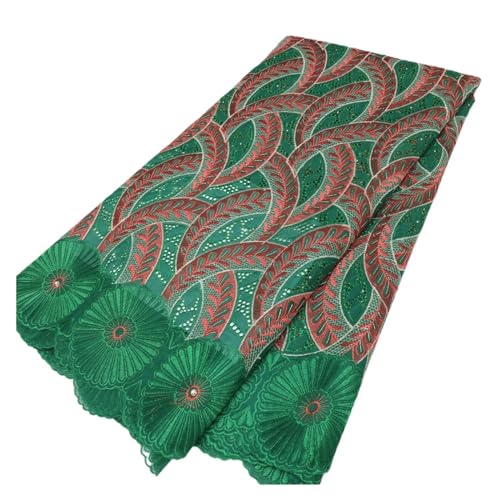 Schweizer Voile-Spitze-Stoff Afrikanische Baumwolle 5 Yards Nigerianischen Mesh-Stickerei-Spitze-Stoffe For Hochzeitskleid(LY2189-3) von CCZRD