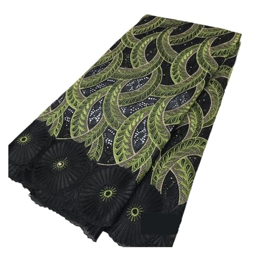 Schweizer Voile-Spitze-Stoff Afrikanische Baumwolle 5 Yards Nigerianischen Mesh-Stickerei-Spitze-Stoffe For Hochzeitskleid(LY2189-8) von CCZRD