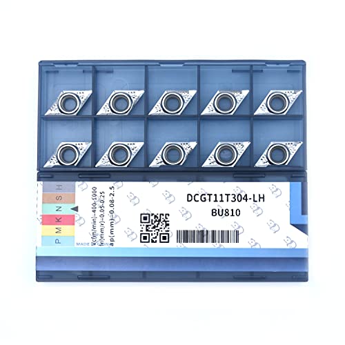 CDBP DCGT 11T304 DCGT32,51 Wendeschneidplatten Aluminium zum Drehen von Schneidwerkzeugen, 10 Stück von CDBP