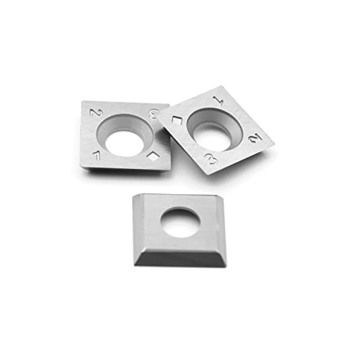 CDBP HM Vorschneid-Wendeplatten 15x15x2,5mm für Holz Drehmaschine und Holzbearbeitung Drehen Meißel, 3 Stück CDBP HM Vorschneid-Wendeplatten 15x15x2,5mm für Holz Drehmaschine und Holzbearbeitung Drehen Meißel, 3 Stück von CDBP