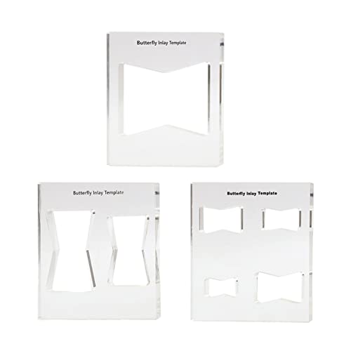 CDIYTOOL Schmetterlings-Schlüssel-Inlay-Schablonen-Set, 3 Stück, dekorative Vorlagen für Holzbearbeitung, 7-in-1 dekorative Fliege Vorlage CDIYTOOL Schmetterlings-Schlüssel-Inlay-Schablonen-Set, 3 Stück, dekorative Vorlagen für Holzbearbeitung, 7-in-1 dekorative Fliege Vorlage von CDIYTOOL