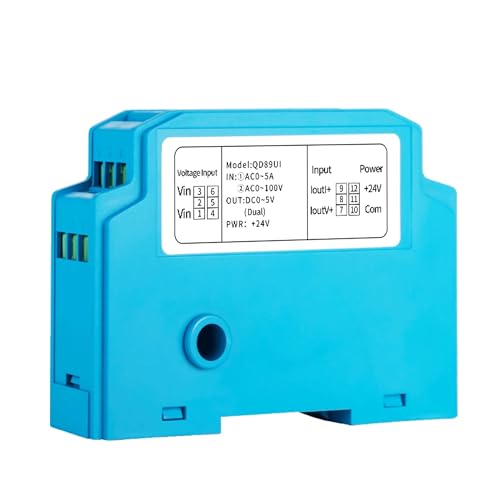 CDPDUGMN DC24V AC Strom Spannung Wandler 0-100A 0-500V Strom Spannung Sender 4-20mA 0-10V 0-5V RS485 Spannung Strom Sender(AC 0-30A_AC 0-100V) von CDPDUGMN