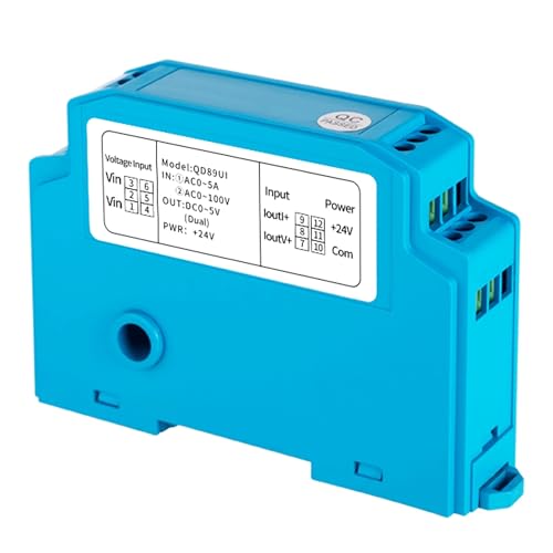 CDPDUGMN DC24V AC Strom Spannung Wandler 0-1A 0-10A 0-100A 0-100V 0-500V zu 4-20mA 0-10V 0-5V RS485 DC24V Spannung Strom Sender(AC 0-5A_AC 0-100V) von CDPDUGMN