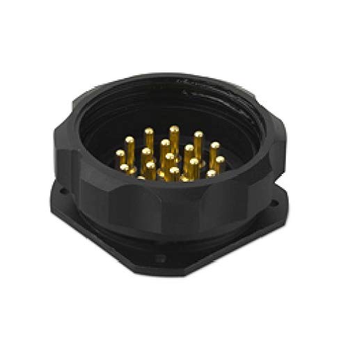CEEP 9209419AR0P020 Rundsteckverbinder, Buchse mit Kupplungsmutter, 419AR Isolator, Stecker, Panelmontage, schwarz antikorrosiv CEEP 9209419AR0P020 Rundsteckverbinder, Buchse mit Kupplungsmutter, 419AR Isolator, Stecker, Panelmontage, schwarz antikorrosiv von CEEP