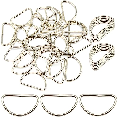 CEEYSEE 100 Stück D-Ring Metall D-Ringe für Taschen 15 mm geeignet für Hundehalsbänder, Rucksäcke, Schlüsselanhänger, Gürtel, DIY-Zubehör, silber / schwarz, 15 mm CEEYSEE 100 Stück D-Ring Metall D-Ringe für Taschen 15 mm geeignet für Hundehalsbänder, Rucksäcke, Schlüsselanhänger, Gürtel, DIY-Zubehör, silber / schwarz, 15 mm von CEEYSEE