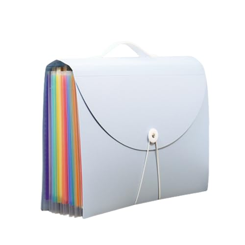 Akkordeon-Aktenordner, Erweiterbarer A4-Akkordeon-Aktenordner mit 36 ​​Fächern, Desktop-Organizer for Abheften von Akten for Schulgeschäfte/B(A) von CEHJZQRPL