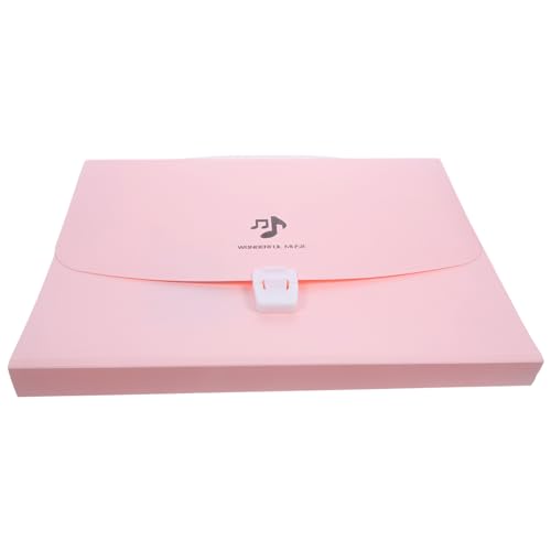 Akkordeon-Aktenordner, Offizieller Dokumenten-Organizer im Briefformat, mehrschichtig, tragbar, Ablagebox, große Kapazität, Ordner zur Aufbewahrung von Belegen, Pink, 32,70 x 27,00 x 2,60 cm Akkordeon-Aktenordner, Offizieller Dokumenten-Organizer im Briefformat, mehrschichtig, tragbar, Ablagebox, große Kapazität, Ordner zur Aufbewahrung von Belegen, Pink, 32,70 x 27,00 x 2,60 cm von CEHJZQRPL