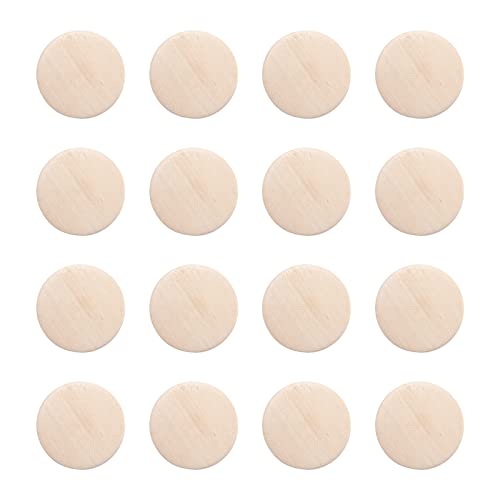 CEHJZQRPL 120 Stück natürliche ovale runde Holzperlen mit großem Loch, unbehandelte lose Holz-Abstandshalterperlen, Loch: 9–10 mm(Flat 25x5mm) von CEHJZQRPL