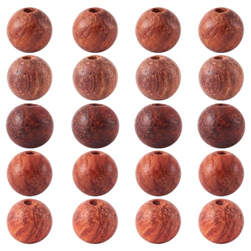 CEHJZQRPL 800 Stück natürliche ovale Holzperlen, 4 Farben, Holzperlen for die Schmuckherstellung(Sienna,6mm) von CEHJZQRPL