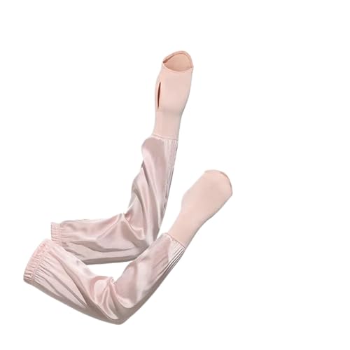 CEHJZQRPL Damen Sonnenschutz Armstulpen Nylon Mehrfarbig Outdoor Radfahren Laufen Sport(Pink) von CEHJZQRPL