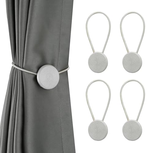 CEHJZQRPL Quasten-Vorhanghalter Magnetische Vorhang-Raffhalter, Elegante Vorhanghalter for Vorhänge, Fensterbehandlungshalter for den Außenbereich von CEHJZQRPL