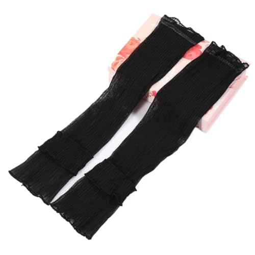 CEHJZQRPL Sonnenschutz-Ärmel, Armabdeckung, Sonnenschutz, Mehrfarbig, 2er-Pack(Black) von CEHJZQRPL