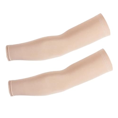 CEHJZQRPL Sonnenschutz Ärmel Armlinge 3er Pack Multicolor M/L/XL Multi-Sport Outdoor Sommer(Beige,L) von CEHJZQRPL