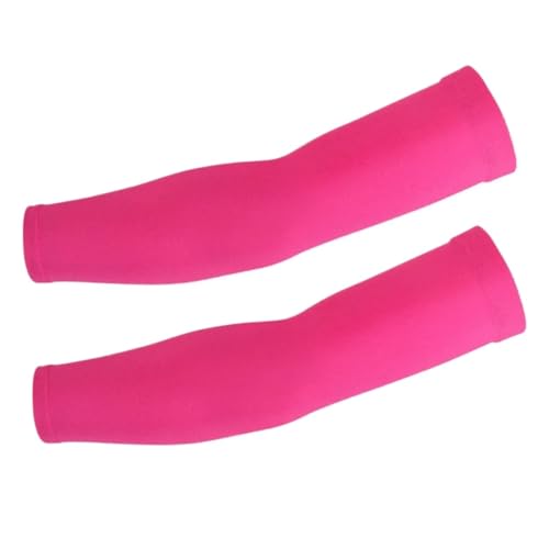 CEHJZQRPL Sonnenschutz Ärmel Armlinge 3er Pack Multicolor M/L/XL Multi-Sport Outdoor Sommer(Rose Red,M) von CEHJZQRPL