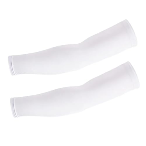 CEHJZQRPL Sonnenschutz Ärmel Armlinge 3er Pack Multicolor M/L/XL Multi-Sport Outdoor Sommer(White,XL) von CEHJZQRPL