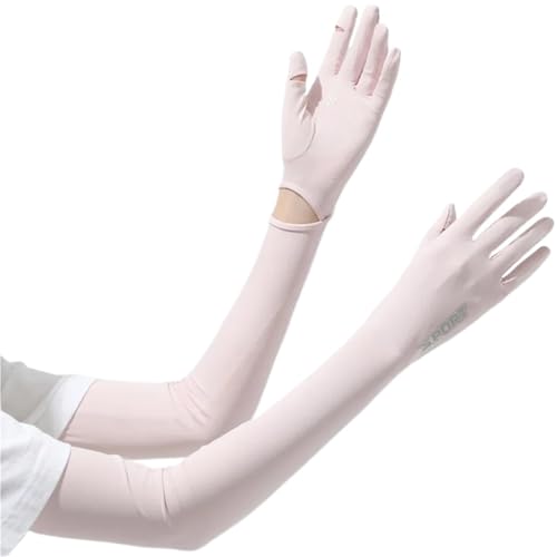 CEHJZQRPL Sonnenschutz-Armstulpen, 2er-Pack, Mehrfarbig, for Outdoor-Sport, Reiten, Laufen(Pink) von CEHJZQRPL