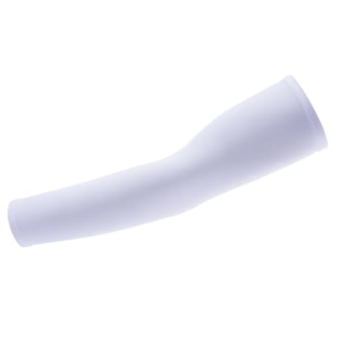 CEHJZQRPL Sonnenschutz-Armstulpen, Mehrfarbig, mehrere Größen, 2er-Pack(White,L) von CEHJZQRPL