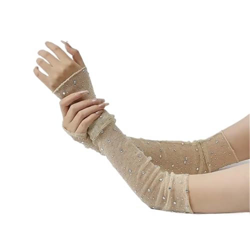 CEHJZQRPL Sonnenschutz-Armstulpen 3er-Pack Multicolor(Beige) von CEHJZQRPL