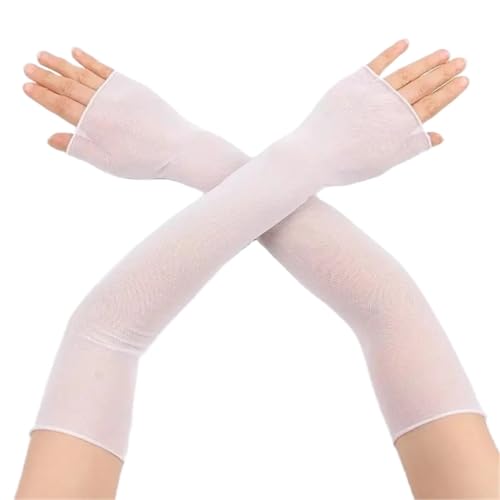CEHJZQRPL Sonnenschutz-Armstulpen Damen 3er-Pack Mehrfarbig(White) von CEHJZQRPL