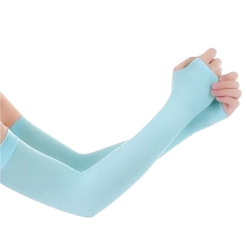 CEHJZQRPL Sonnenschutzärmel, 3er-Pack, Mehrfarbig, for Laufen, Radfahren, Angeln, Skifahren(Blue) von CEHJZQRPL