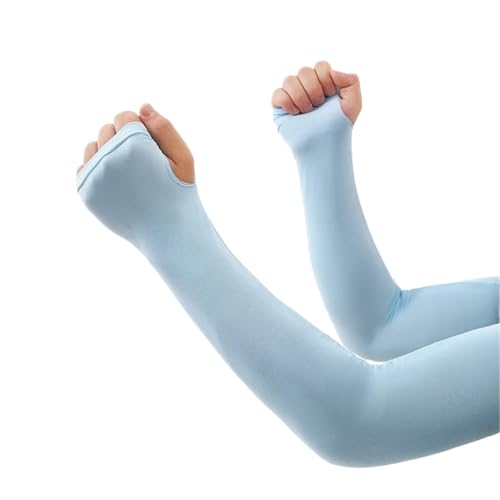 CEHJZQRPL Sonnenschutzärmel 3er-Pack Polyester-Armstulpen for Fahren, Radfahren, Laufen, Mehrfarbig(Blue) von CEHJZQRPL