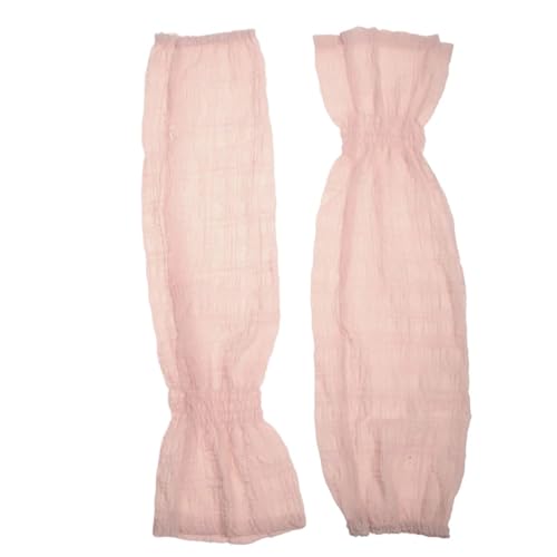 CEHJZQRPL Sonnenschutzärmel Sonnenschutz Atmungsaktive Armstulpen Mehrfarbig 2er-Pack(Pink) von CEHJZQRPL