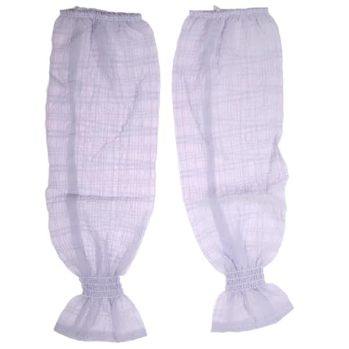 CEHJZQRPL Sonnenschutzärmel Sonnenschutz Atmungsaktive Armstulpen Mehrfarbig 2er-Pack(Purple) von CEHJZQRPL