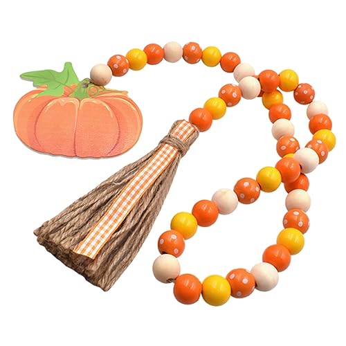CEHJZQRPL Thanksgiving-Holzperlen-Ständer, gestuftes Ornament, Perlen, Herbstornamente, Dekorationen, Girlanden zur Dekoration, Weihnachtskuchen, goldene Deko-Kürbisse, Deckel, Kürbis-Banner, Flaggen CEHJZQRPL Thanksgiving-Holzperlen-Ständer, gestuftes Ornament, Perlen, Herbstornamente, Dekorationen, Girlanden zur Dekoration, Weihnachtskuchen, goldene Deko-Kürbisse, Deckel, Kürbis-Banner, Flaggen von CEHJZQRPL