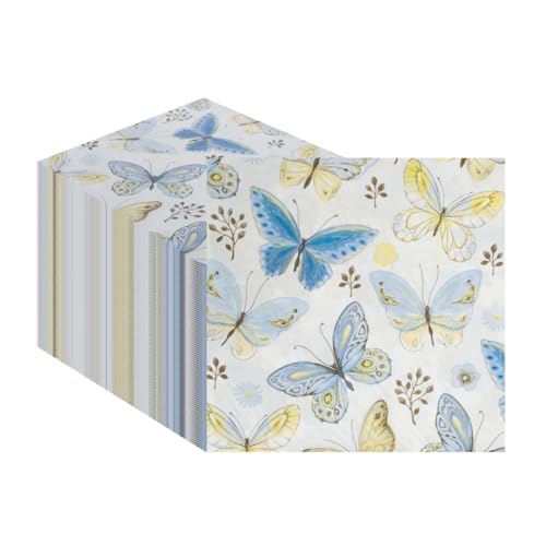 CEILIWEN Party-Servietten, Einweg-Servietten, Blumen-Papierservietten, Papierservietten, Taschentücher für Tischdekorationen, 33 x 33 cm, 120 Stück CEILIWEN Party-Servietten, Einweg-Servietten, Blumen-Papierservietten, Papierservietten, Taschentücher für Tischdekorationen, 33 x 33 cm, 120 Stück von CEILIWEN