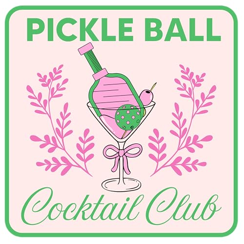 Pickle Ball Cocktail Club Patch 7,6 cm lustiger Picklball, Tennis, Sportliebhaber, Humor, zum Aufbügeln oder Aufnähen, Stickerei, Stoffapplikation für Trucker, Hüte, Kleidung, Rucksack, DIY-Zubehör Pickle Ball Cocktail Club Patch 7,6 cm lustiger Picklball, Tennis, Sportliebhaber, Humor, zum Aufbügeln oder Aufnähen, Stickerei, Stoffapplikation für Trucker, Hüte, Kleidung, Rucksack, DIY-Zubehör von CELAMONA