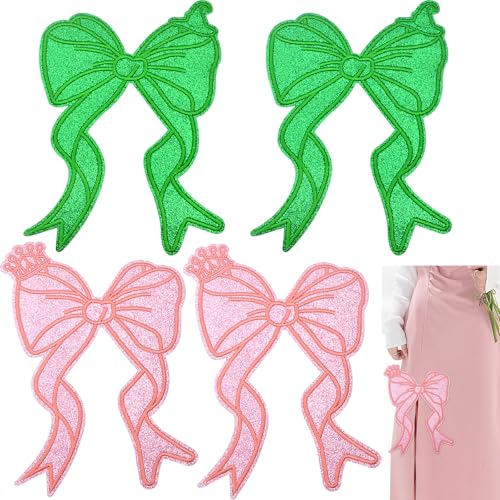 4 x Schleifen, Krone, Hexenhut, zum Aufbügeln, glitzernd, bestickt, dekorative Applikationen für Sweatshirt, Seite, DIY, Festival, Outfits, Hoodies, Kleidung, Jeans 4 x Schleifen, Krone, Hexenhut, zum Aufbügeln, glitzernd, bestickt, dekorative Applikationen für Sweatshirt, Seite, DIY, Festival, Outfits, Hoodies, Kleidung, Jeans von CELTCROTREE