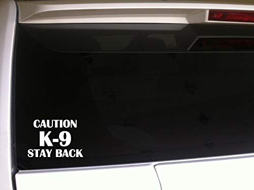 CELYCASY DecalF79 Vinyl-Aufkleber mit Aufschrift "Caution K-9 Stay Back", 15,2 cm von CELYCASY