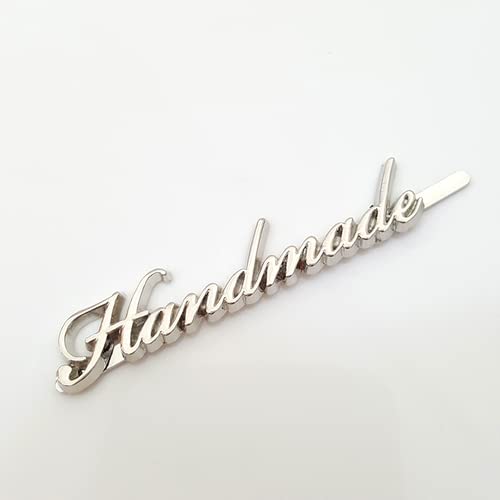 10 Stück 35/40 Stück Metall handgefertigte Buchstaben Tag Etiketten Schnalle Handtasche Verschluss Geldbörse Gepäck handgefertigt DIY Hardware Nähzubehör von CEMELI