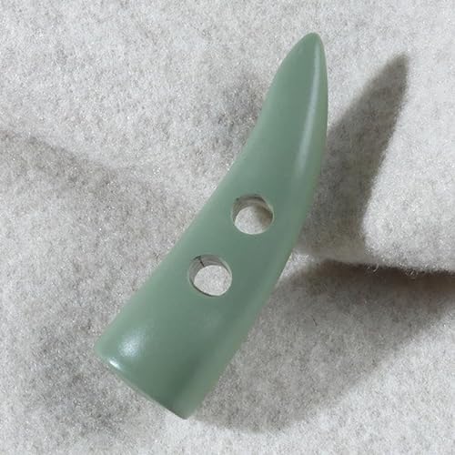 45 mm 10 Stück Knebelknöpfe aus Harz mit gegrillter Farbe und Horn für Strickjacken olivgrüne Mantelknöpfe Knebelknöpfe zum Stricken von DIY-Kleidung von CEMELI